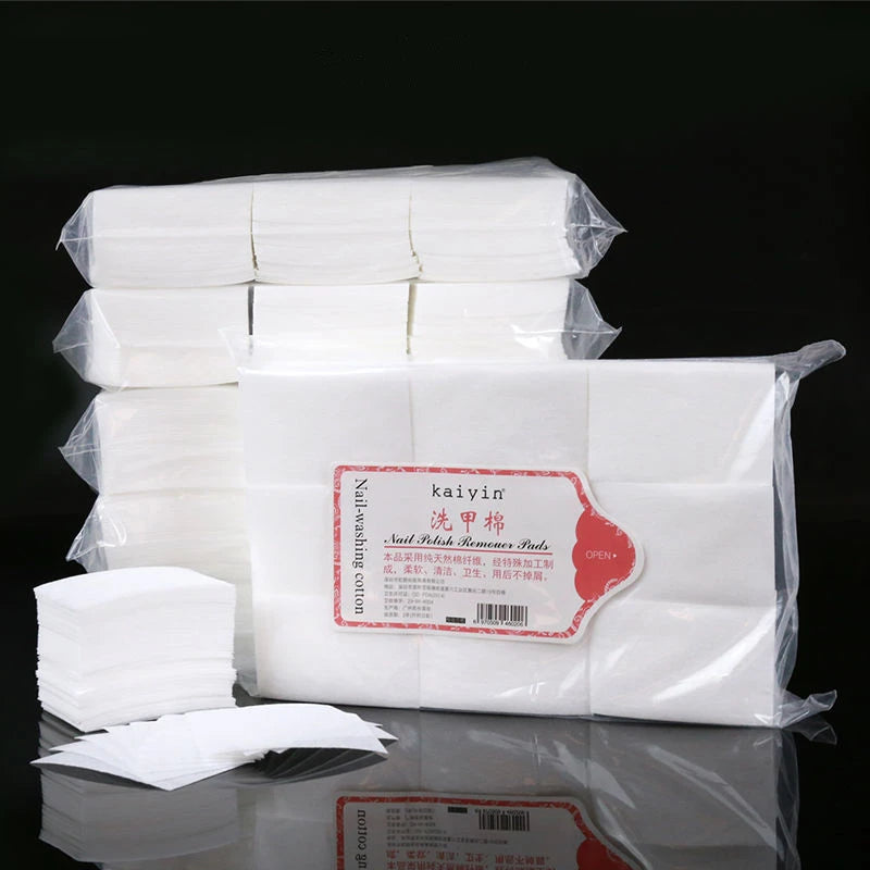 400Pcs Nail Cotton Polish Remover Gel Clean Fiber Without For Manicure Napkins Pedicure Lint-Free Wipes Cleaner Paper Pads Tool