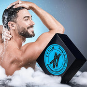 Men's Care Cologne Bamboo Charcoal Soap - Deep Clean & Bath Soap, Cleansing Face Soap Freshness 65G/Pc-1Pc