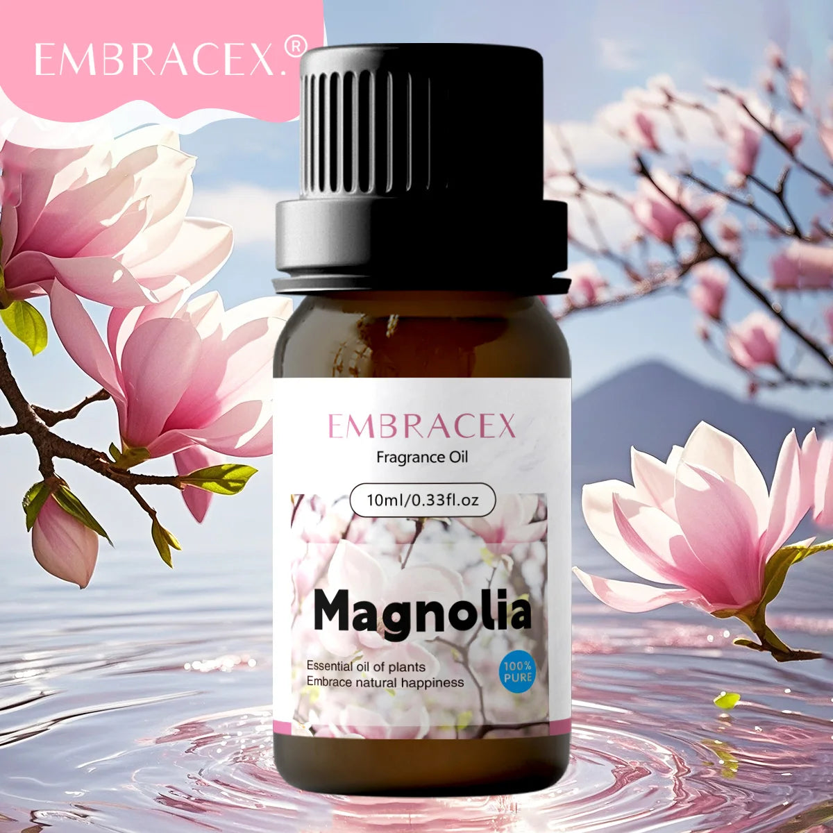 10ml Magnolia Fragrance Oils For Body Massage Floral Long-Lasting Fragrance Gifts Soap Making