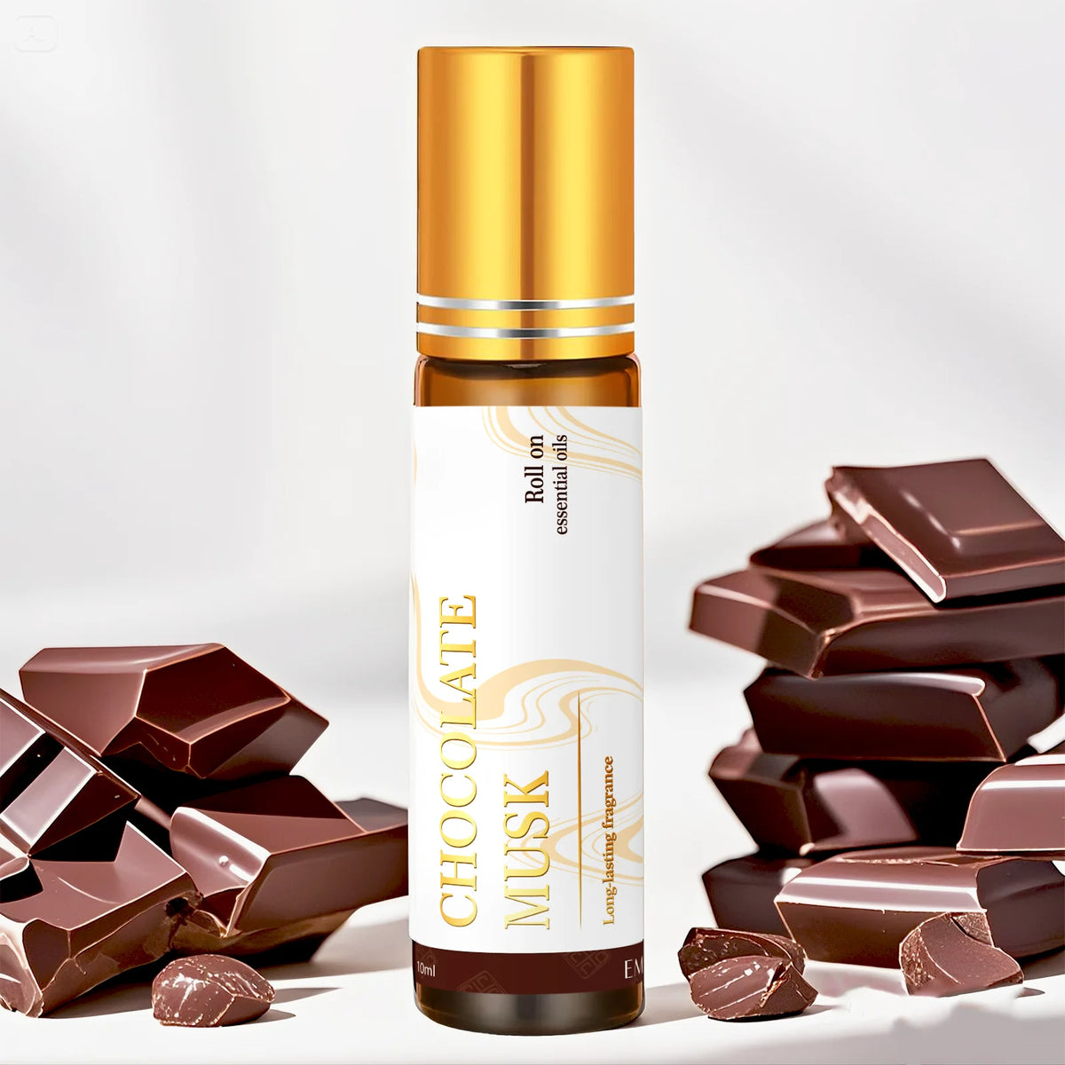 10ml Fragrance Oils Chocolate Musk Roller Women's Massage Body Oils Skincare Holiday Gifts Nail Care Moisturizing