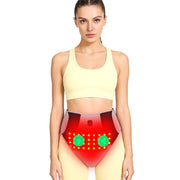 660Nm Red Light Heating Pad 162 Led Abdominal Massage Relieve Abdominal Pain Cold Uterus Menstrual Cramps Warm Care Support