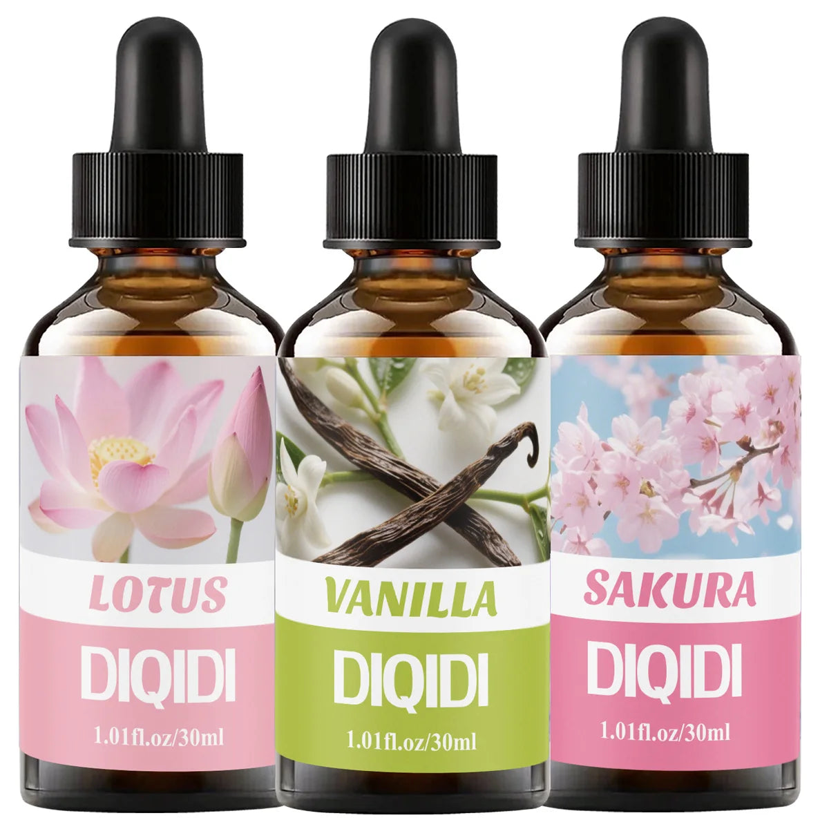 30ml vanilla essential oil, lotus essential oil, SAKURA essential oil, fragrance oil, aromatherapy essential oil
