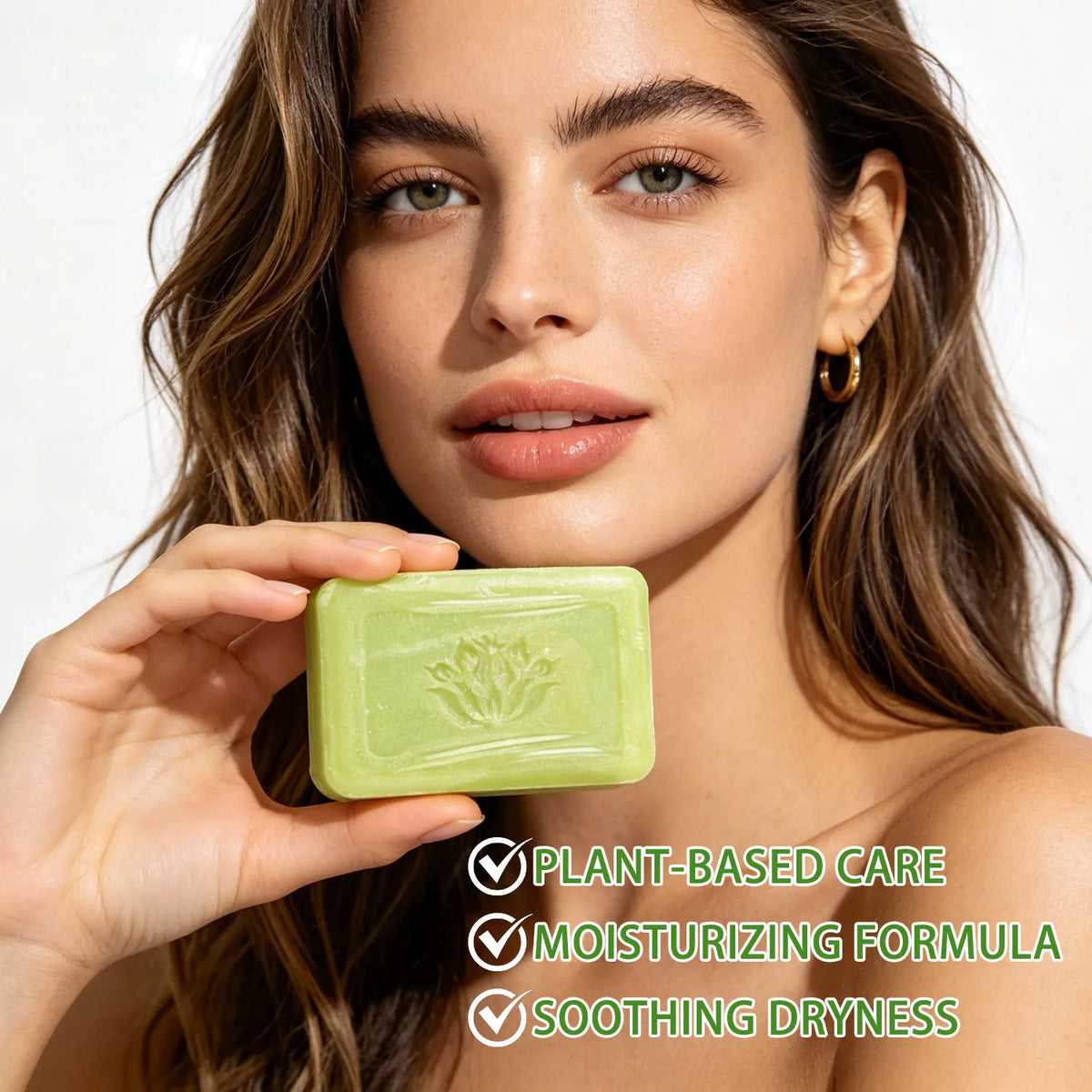Tea Tree Oil Handmade Soap, Fresh Aroma, Moisturizing Formula, Cleanses the Skin, Suitable for Hair, Face, and Body