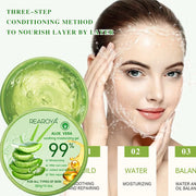 99% Aloe Vera Moisturizing Gel Creams Refreshing Non Sticky Facial Wash Free Deep Nourishing Maintain Skin Face Care