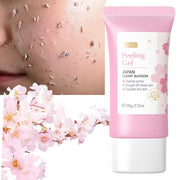 Sakura Exfoliating Gel Face Body Scrub Deep Cleansing Pores Gentle Peel For Blackhead Remove Smooth Brightening Skin 60g