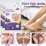 Foot Peel Mask 10 Pack Exfoliator Lavender Natural Peel Off Calluses Dead Skin Callus Remover Moisturizing Smooth For Men Women