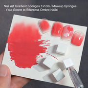 20/50/100PCS Nail Sponge & Grabber Clamp Set for Gradient Nail Art Gel Polish Design DIY Manicure Tools Professional Salon Use