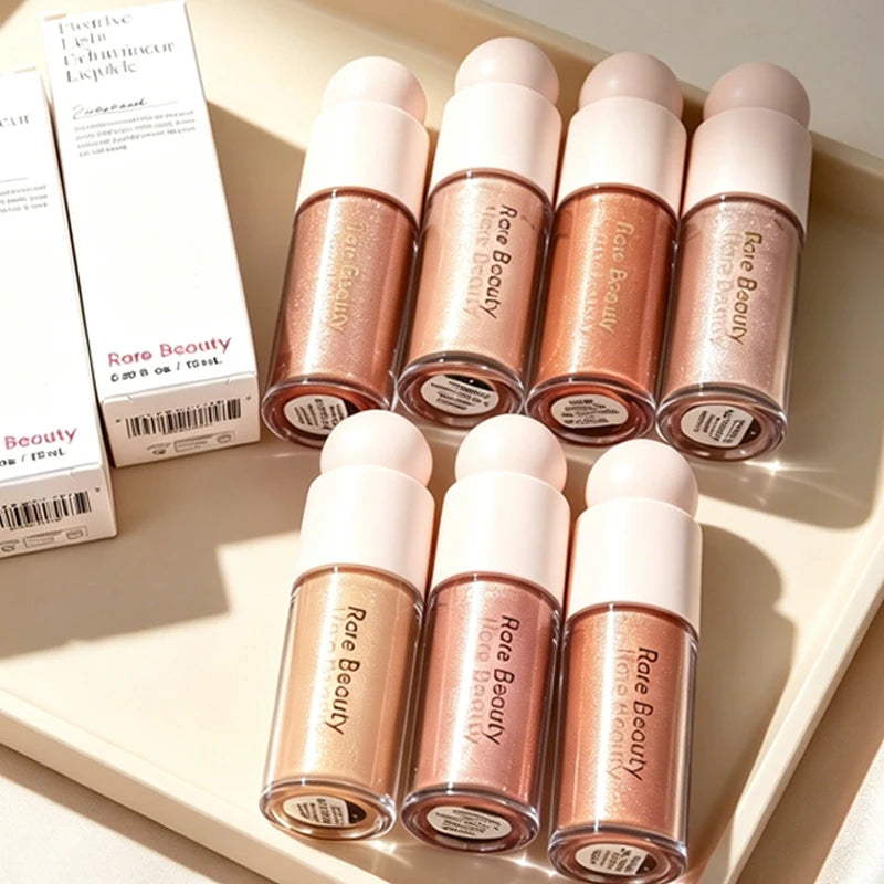 Rare Beauty Light Silky Touch Highlighter Soft Pinch Liquid Blusher Lasting Oil Control Positive Light Lqiuid Luminizer Makeup