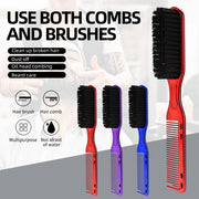 8 Color Barber Beard Comb Two-sided Men's Shaving Brush Beard Brushes Salon Hairdressing Hair Styling Tool