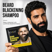 Health Natural Hair Dye Black Beard Shampoo Beard Paint Men Beard Coloring Dye 5 Minutes Temporary Blackening Moustache Shampoo