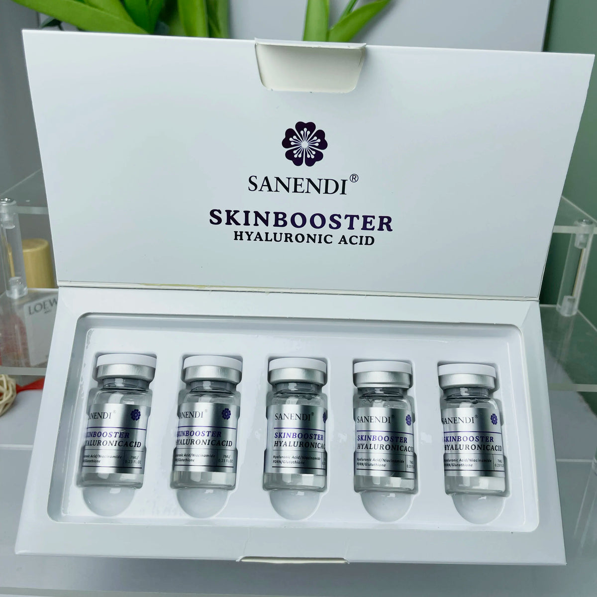 Sanendi SKIN BOOSTER HYALURONIC ACID Facial Skin Problem Solution Moisturizing Hydration Korean Skin Care Protein Solution