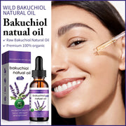 Bakuchiol Anti-Aging Face Oil 60ml - Natural Retinol Alternative with Lavender, Promotes Glowing, Youthful-Looking Skin.