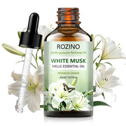 Premium White Musk Essential Oil, Multifunctional Perfume Oil, Advanced Moisturizing Oil, Suitable for Face, Nails, Hair, Eyelashes, Gua Sha, Body, and Massage. All Skin Types. Unisex. High-Quality Moisturizing Fragrance Esse