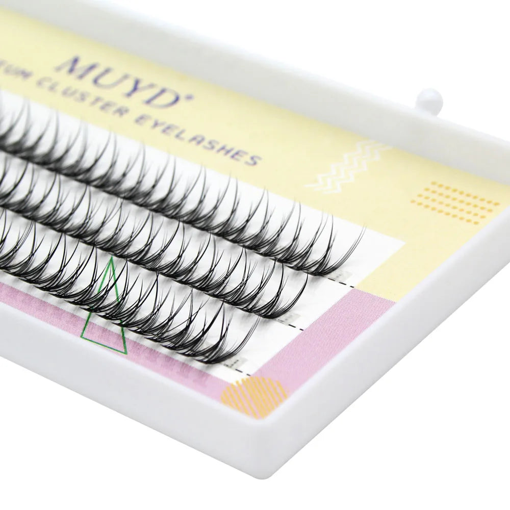 MUYD High Quality Makeup V-Shaped Eyelashes Encrypted False Eyelashes Natural  And Soft Dovetail Extension False Eyelashes