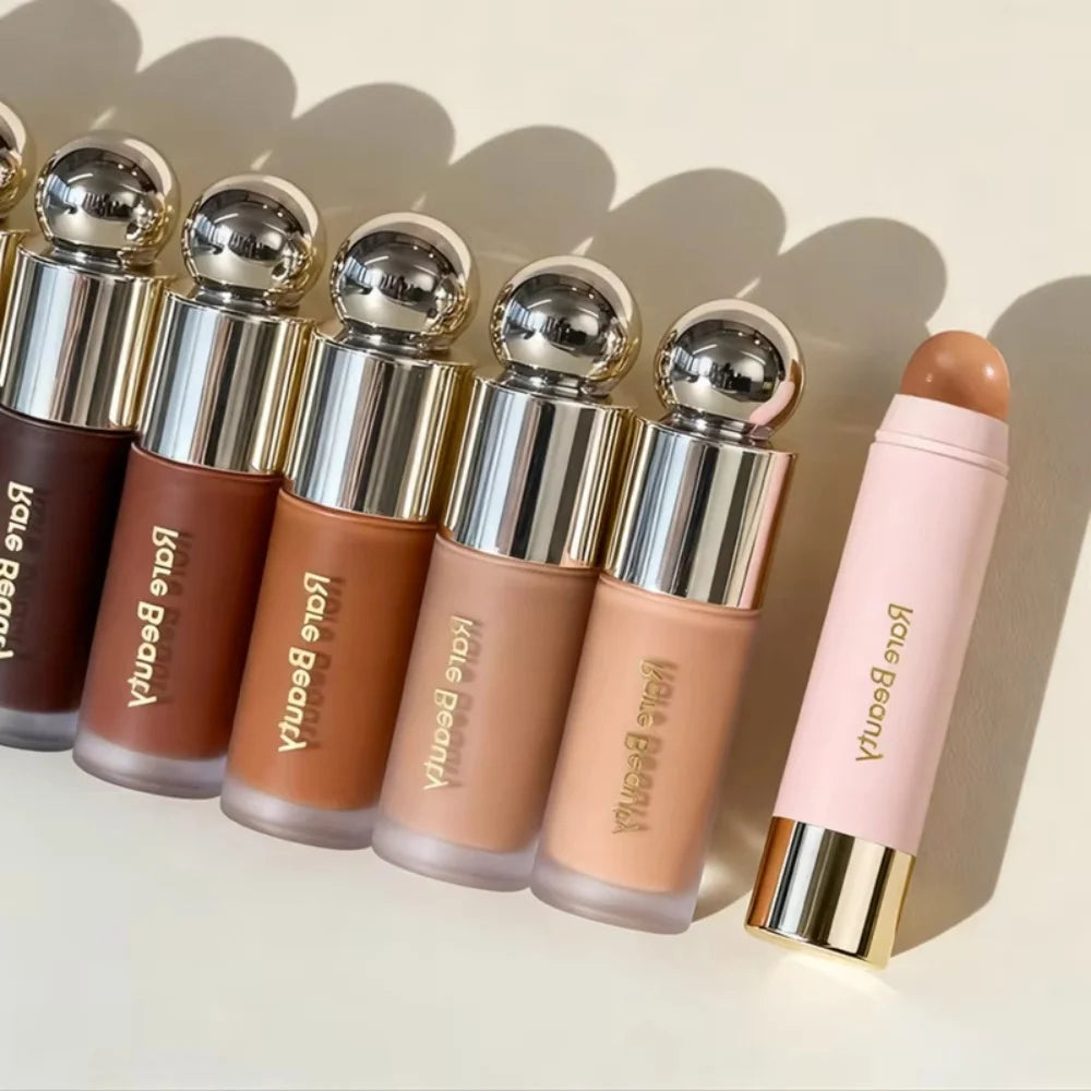 Rare Beauty Serene Gentle Mellow Solac Liquid Bronzer Shade Face Contour Smooth Highlight Mirror Lasting Natural Shadow Makeup