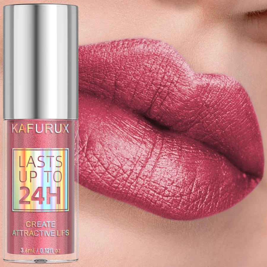 20 Colors Shimmer Glitter Lip Glaze Shiny High Pigment Lip Tints Waterproof Lip Gloss Long Lasting Liquid Lipstick Korean Makeup