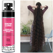 Leave-in conditioner spray and smoothing agent, long-lasting biotin - anti-frizz deep conditioner for split ends and breakage - vitamin E, caffeine, and ginseng, suitable for curly, dry, and damaged hair
