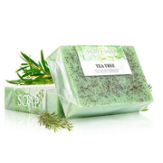 M+Plant Extraction Soap Handmade Frosted Solid Tea Tree Acne Removal Whitening Face Body Wash Cleaning Essence Oil for Skin Care