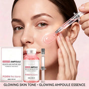 PDRN Pink Vitamin Serum Glow Boosting Ampoule Brightening Hydrating Firming Facial Essence Smooth Skin Radiant Glow Daily Care