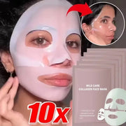 Bio Collagen Face Mask Shrink Pores Deep Hydrating Overnight Mask Moisturizing Refreshing Brightening Face Skin Care