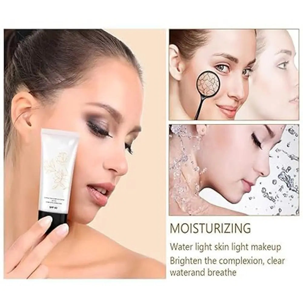 With Spf 50 Korean Color Changing CC Cream Full Coverage Color Changing Full Coverage Cream Color Correcting Self Adjusting
